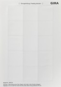 Beschriftungsboegen 52x52 Zubehör 287002 
