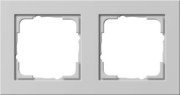 Abdeckrahmen 2-fach E2 Grau 021237 
