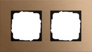 Abdeckrahmen 2-fach E2 Esprit Bronze 021238 