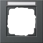 Abdeckrahmen 1-fach anthrazit 109123 