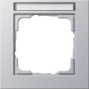Abdeckrahmen 1-fach alu 109125 