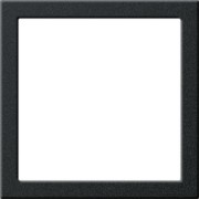 Montagerahmen 45x45 sw matt 264810 