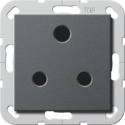 Steckdose Round Pin 15A abschaltbar anth 277428 