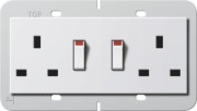 Doppelsteckdose 13A abschaltbar rws 278303 