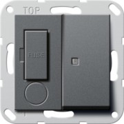 Fused outlet 13A Kontroll. abschaltbar anth 278728 