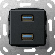USB 3.0 A 2fach sw matt Gender Changer 568410 