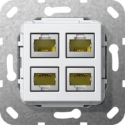 Modular Jack RJ45 Cat6A rws 4fach 569803 