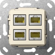 Modular Jack RJ45 Cat6A cws 4fach LSA Plus 569901 