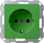SCHUKO Steckdose grün 145502 