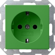 SCHUKO Steckdose grün 272502 