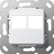 MJ RJ 45 2fach für LexCom Einsatz reinweiß 562903 