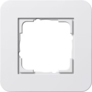 Abdeckrahmen 1fach Reinweiß/Reinweiß 0211410 