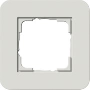 Abdeckrahmen 1fach Hellgrau/Anthrazit 0211421 