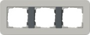 Abdeckrahmen 3fach Grau/Anthrazit 0213422 