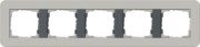 Abdeckrahmen 5fach Grau/Anthrazit 0215422 