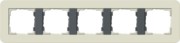 Abdeckrahmen 5fach Sand/Anthrazit 0215427 