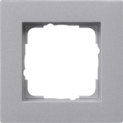 Abdeckrahmen 1fach alu 0211255 