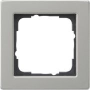 Abdeckrahmen 1fach edelstahl 021133 