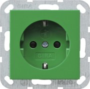 SCHUKO-Steckdose grün SH 0453107 