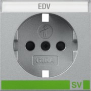 Abdeckung SCHUKO alu BSF+SH SV 0923126 