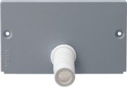 Endkappe alu mit Zugentlastung 135828 