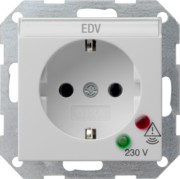 SCHUKO-Steckdose ÜSS+BSF grau 0451015 