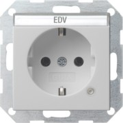 SCHUKO-Steckdose Kontroll+BSF grau 0452015 
