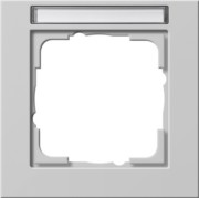 Abdeckrahmen 1-f. BSF grau 109137 