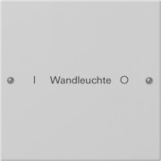 Wippenset 1-f. beschr. grau lack. 2201015 