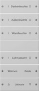 Wippenset 6-f. 3+3 beschr.gr lack. 2206015 