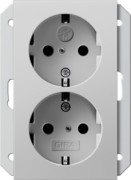 SCHUKO-Steckdose 2-f. SH f.UP-Dose 1,5f gr 2735015 
