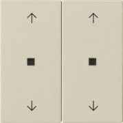 Wippe 2-fach Cremeweiß 538601 