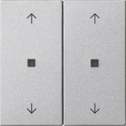 Wippe 2-fach Alu 538626 