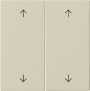 Wippe 2-fach Cremeweiß 538701 