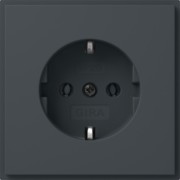 Steckdose TX-44 Anthrazit IP20 418867 