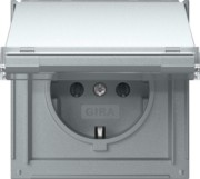 Steckdose KD TX-44 Alu 441065 