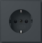 SCHUKO-Steckd. SH (IP20) Gira TX_44 Anthrazit 445367 
