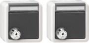 Set 2x SCHUKO KD Schloss gleich + BSF WG AP 456030 