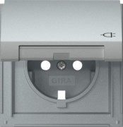 Abd. SCHUKO-Steckd. KD Gira TX_44 F Alu 492265 