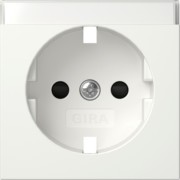 Abd. SCHUKO-Steckd. BSF + SH Reinweiß 492303 