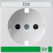 Abd. SCHUKO-Steckd. BSF + SH SV Reinweiß 4923103 