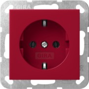 SCHUKO-Steckd. System 55 Rot 4455108 