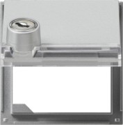 Zentralplatte Klappd. alu verschliessbar,TX44 069765 
