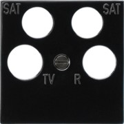 Zentralplatte Ankaro sw RF/TV+2xSat 025910 