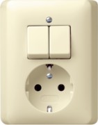 Schuko-Serienschalt. cwsgl 017501 
