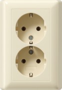 Schuko-Doppelst.ds. cws-gl kompakt 078201 