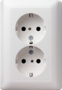 Schuko-Doppelst.ds. rws-gl 078303 