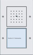 Türstation AP 1fach reinweiß 126666 