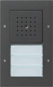 Türstation AP 3fach anthrazit 126767 