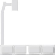 Bedienleiste rws mit Stopfen 825003 